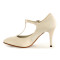 Eugenia zapatos de novia: marfil claro _ wedding shoes: light ivory