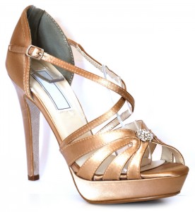 Zapatos de novia y fiesta enepe: modelo Darling harvest gold