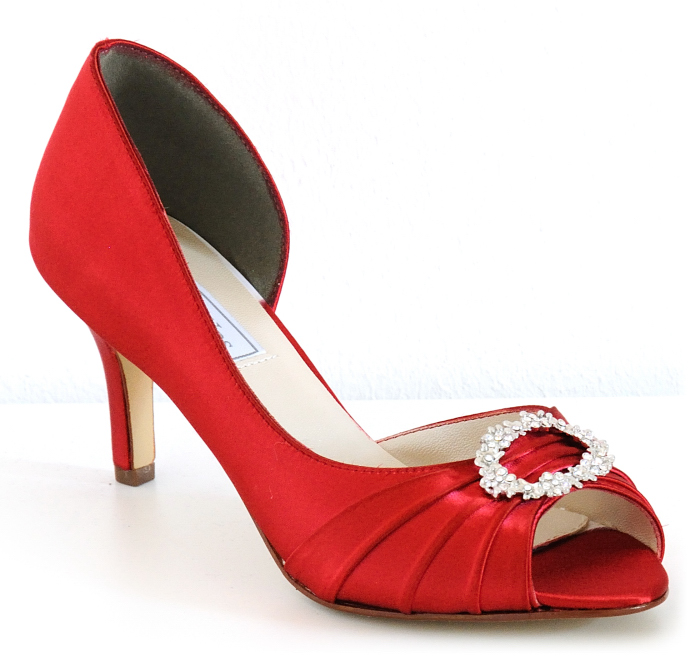 ramo de flores Melancolía Actualizar Zapatos de fiesta rojos - los modelos más top de la temporada | enepe by  neus peña